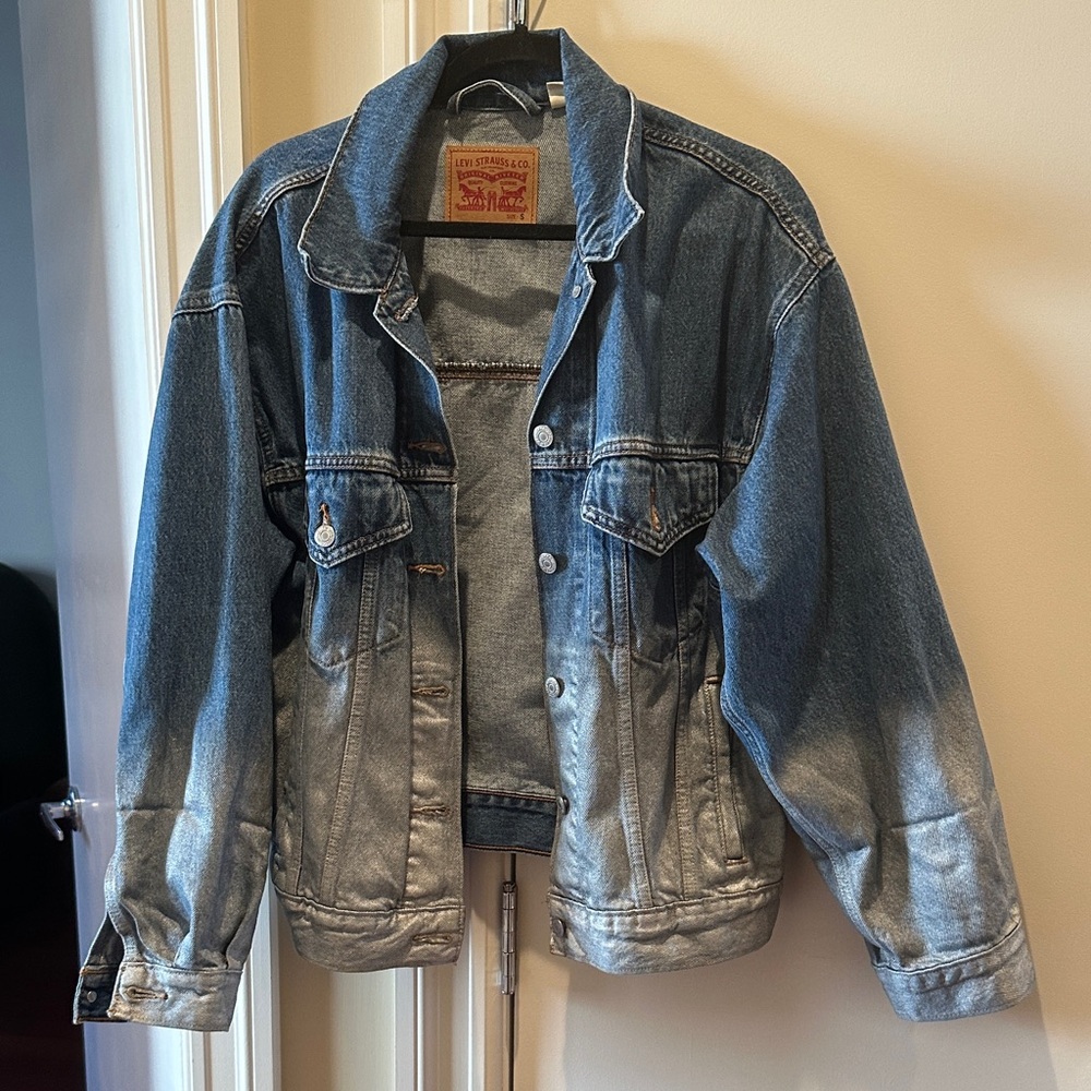 Levi's Blue and Gray Denim Jacket